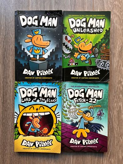 Children's Books - 4 Dog Man