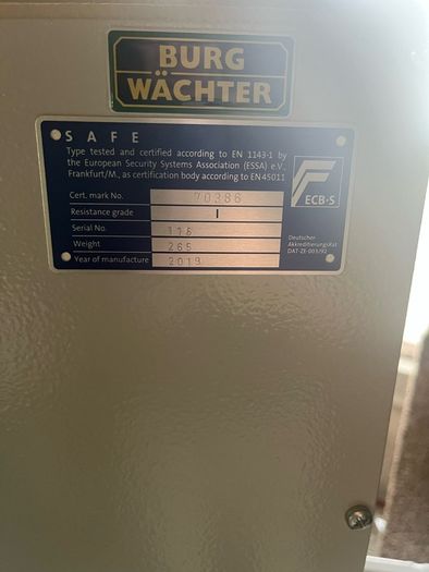 Burg Wachter 800 range gun safe