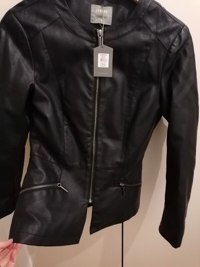 Oasis Leather look jacket