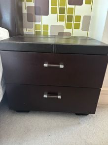 Bedside locker x2