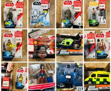 80 Pieces Branded Star Wars Toys - Harley Davidson Etc