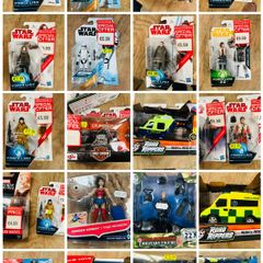 80 Pieces Branded Star Wars Toys - Harley Davidson Etc