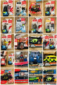 80 Pieces Branded Star Wars - Marvel - Trucks - Cars - Harley Davidson Etc Job Lot
