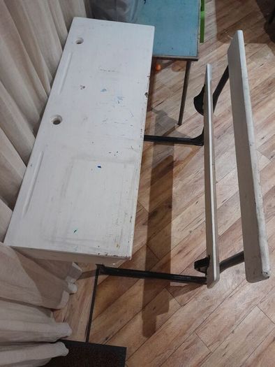 Vintage Old School Desk