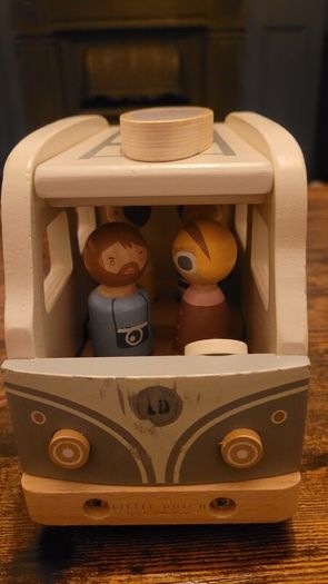 Little dutch wooden campervan