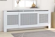 MDF Radiator Cover White 205 cm