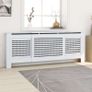 MDF Radiator Cover White 205 cm Image 5