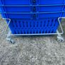 30 Shopping Baskets Job Lot With Rolling Stand Image 3