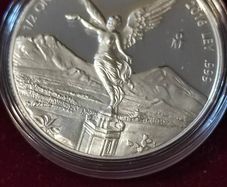 1/2 silver proof libertad 13150 ex .