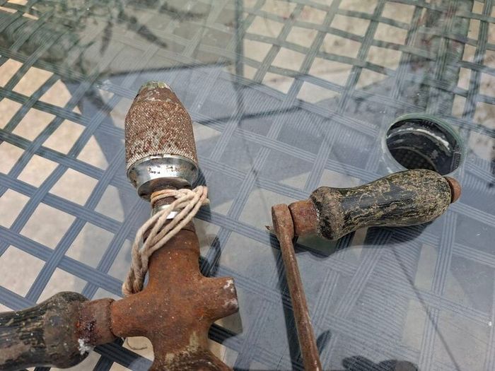 Antique manual Hand Crank Chest Drill - works perfect
