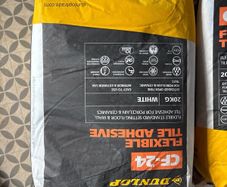 Flexible tile adhesive white  10 x 20kg bags