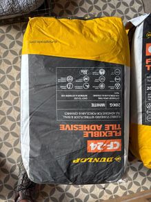 Flexible tile adhesive white  10 x 20kg bags