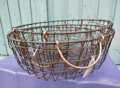 3 Decorative Metal Baskets