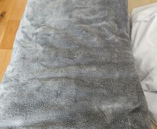 Large grey blanket