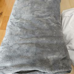 Large grey blanket