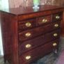 George 111 inlaid mahogany Antique Chest of Drawers Image 6