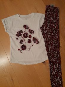 Girl's set, Name It label, 9-10