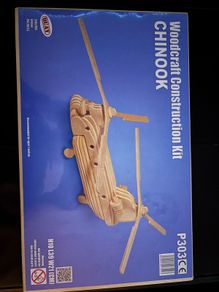 Wooden helicopter brand new.