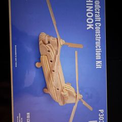 Wooden helicopter brand new.