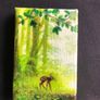 Miniature - Acrylic on Canvas - Woodland Scene Image 3