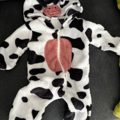 2x Baby Fleece Onesies 0-3 months