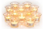 Brand New Nuptio Glass Candle Holders Votive