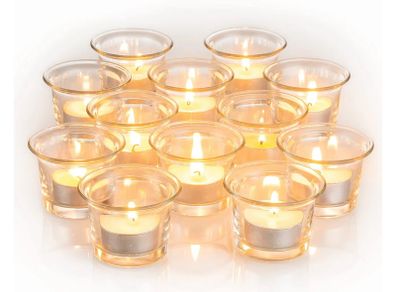 Brand New Nuptio Glass Candle Holders Votive