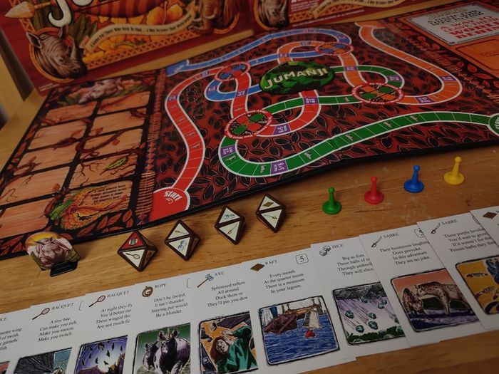 Jumanji ! The Board Game ! Complete ! by Columbia Pictures !