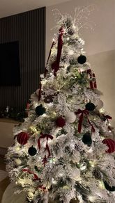 6ft snowy Christmas tree