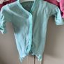 4 pack Next babygrows green and pink up to 1 month Image 3