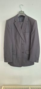 Black Suit with Pinstripe