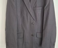 Black Suit with Pinstripe