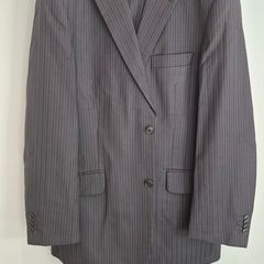 Black Suit with Pinstripe