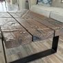 Vintage Industrial Coffee Table - 'Rough with the Smooth' Image 4