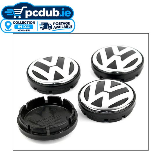 4pcs 55mm VW Volkswagen Centre Cap 6 NO6 01 171