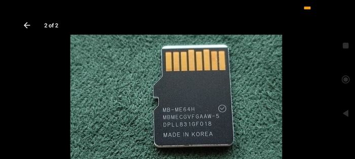 64 GB micro SD Card Samsung