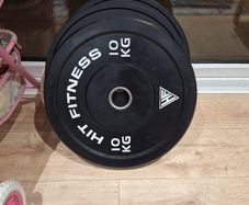Barbell and plates for sale