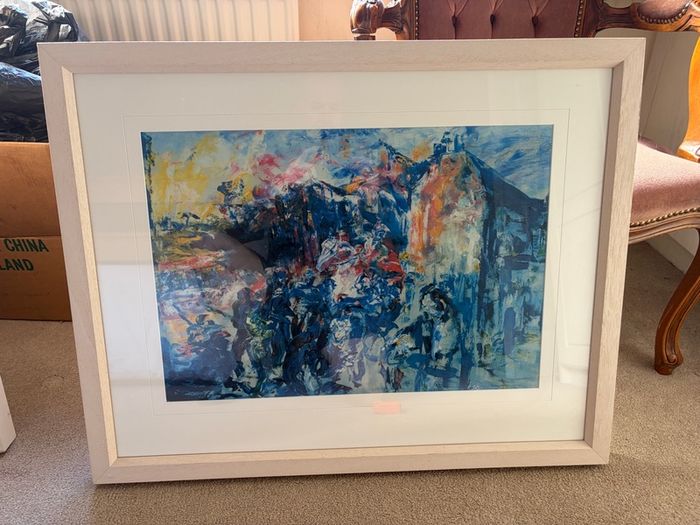 Two framed artwork