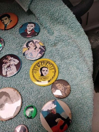 elvis presley badges