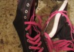 All Star converse...24 hole high top   SIZE 8
