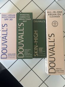 douvalls cleanser, moisturizer , serum new