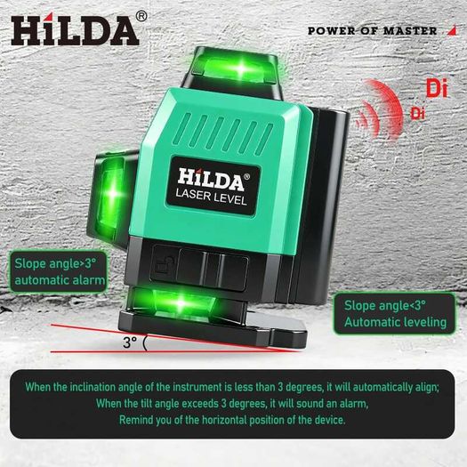 16 Lines 4D 360 Green Laser Level Self Leveling