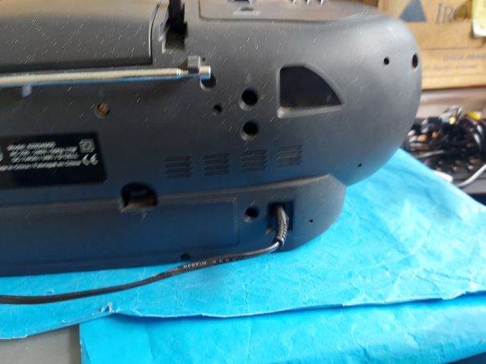 Philips AZ8349 Boombox Stereo Radio Twin Tape Decks CD Player Ghetto Blaster, in very good condition
