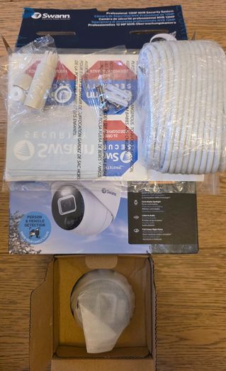 3 x Swann SWNHD-1200D-EU - Professional 6K (12MP) Add-on NVR Dome Cameras