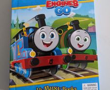 Thomas & Friends All Engines Go My Busy Books + 10 Figurines + A PlayMat - New