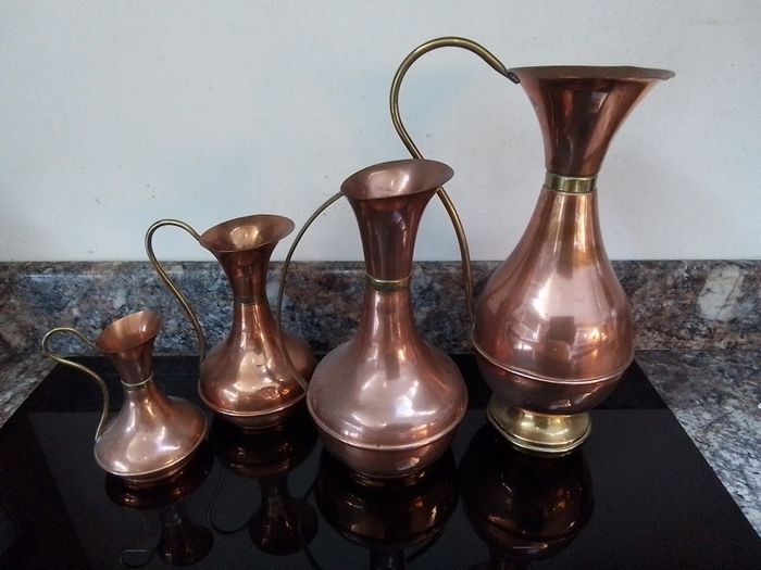 Set of Four Graduated Jugs