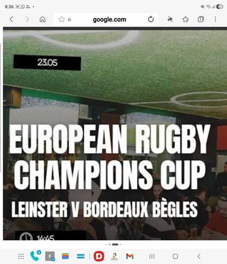 Champions Cup Final Tickets x 2 Bilbao