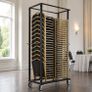 Heavy Duty Chair Trolley Holds Up to 66 Stacking Chairs Commercial Steel Storage Cart with Lockable Wheels Image 2