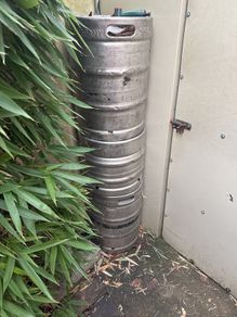 Empty Guinness & Larger Kegs