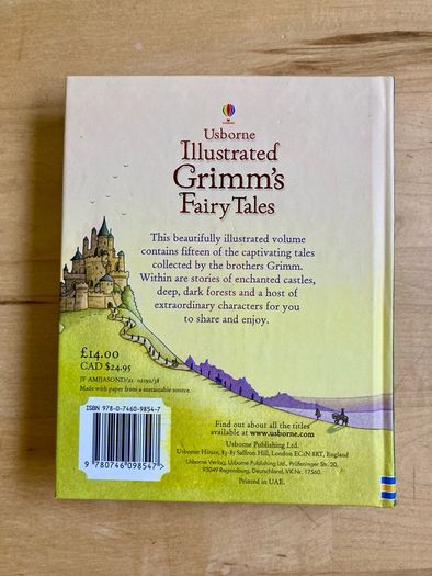 Usborne illustrated story book, new